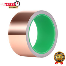 Copper Foil Tape with Conductive Adhesive for Guitar  EMI Shielding 2 x 33 