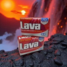 Lava No Scent Moisturizers Heavy Duty Hand Cleaner Bar Soap 5.75 oz. TWO