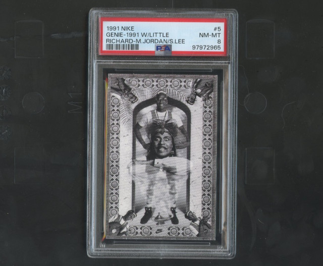 1991 Nike Genie 1991 No 5 W Little Richard M. Jordan S. Lee PSA 8