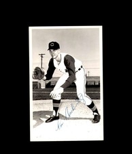 Ron Nischwitz Signed Photo Postcard Cleveland Indians Autograph