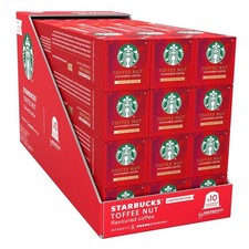 120 x Starbucks Toffee Nut Nespresso Coffee Capsules Blonde Roast, 12 x 10 0.24 per lighter
