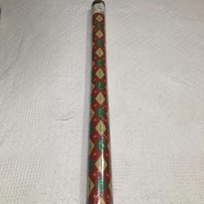 New VTG  Plus Mark Christmas Gift Wrapping Paper Roll HOLIDAY CHEER 35 Sq Ft