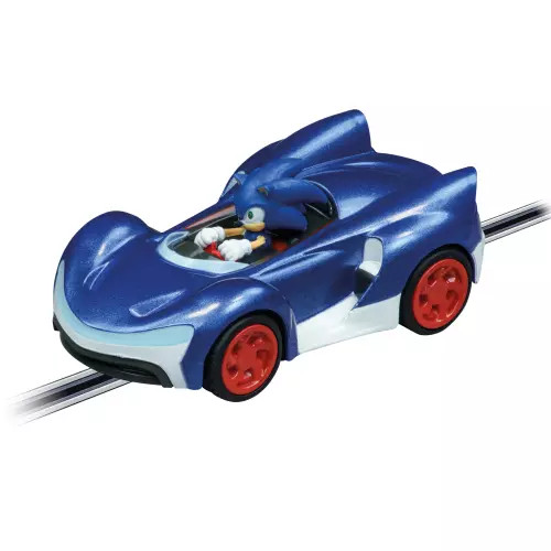Circuit Carrera GO 64218 Sonic Speed Star pour enfant dès 6 ans avec voitures de course miniatures