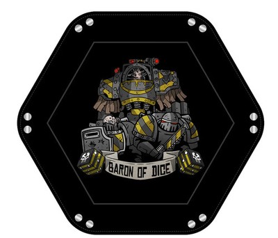 Baron of Dice Steel Renegades   Würfeltablett für Sci-Fi Wargaming