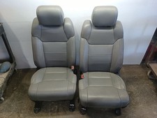 Heated Gray Leather Front Seats From 2015 Toyota Tundra Extended Cab 13077836 Heated Gray Leather Front Seats From 2015 Toyota Tundra Extended Cab 13077836