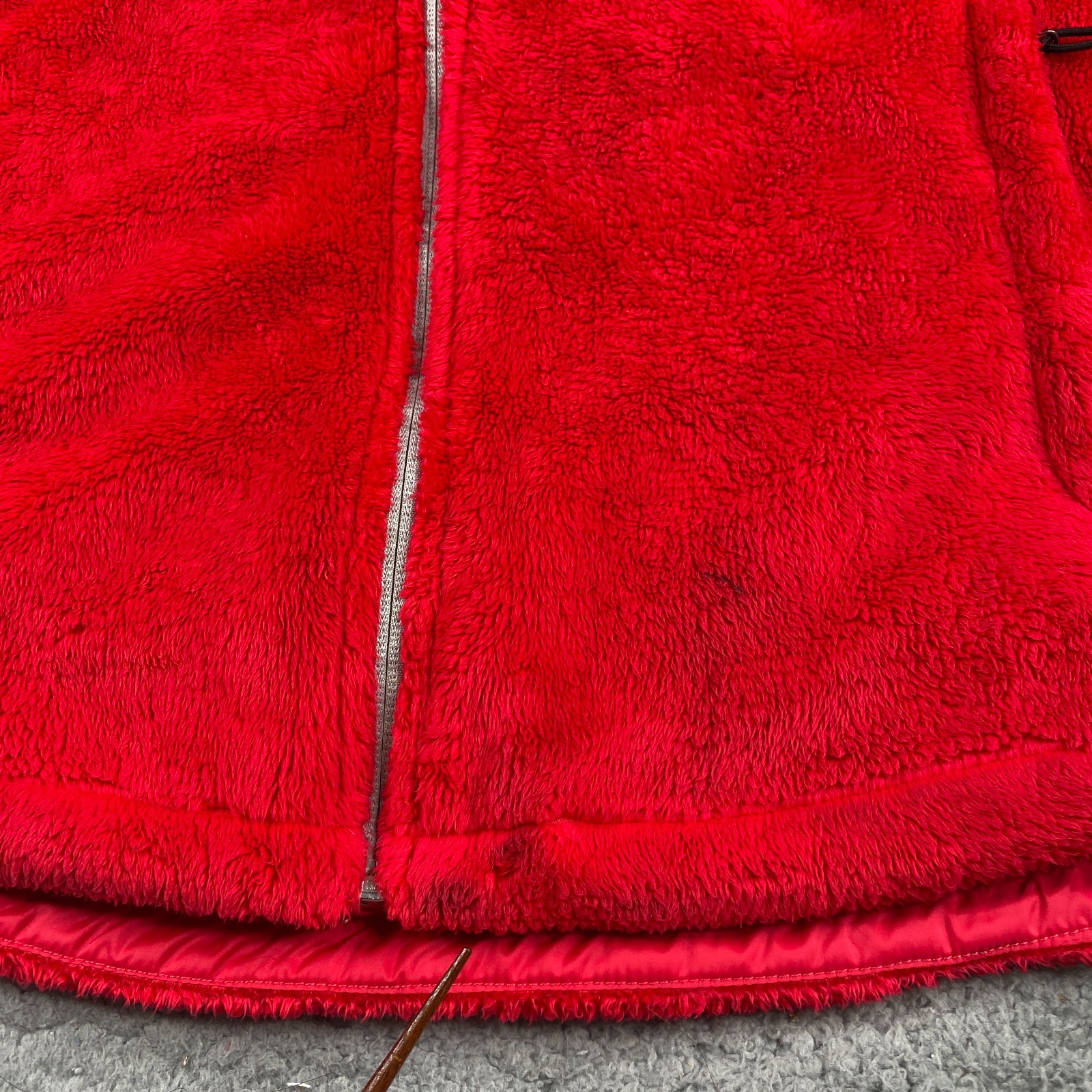 The North Face Osito Fleece Jacket Womens Large Red Full Zip Outdoors