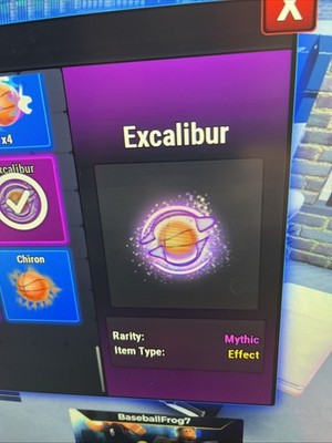 Basketball Legends Excalibur Effect! Mythic!