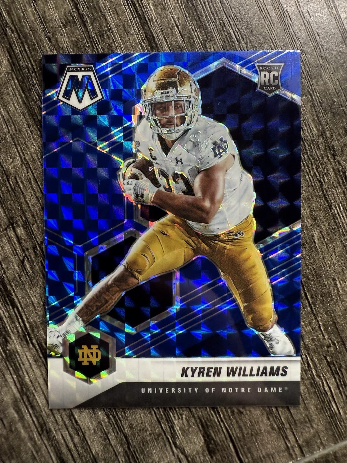 Kyren Williams Panini Mosaic Draft Picks #83 Blue Mosaic