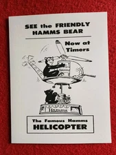 Hamms Beer Advertising Hamms Bear Advertising HELICOPTER Beer Advertising 