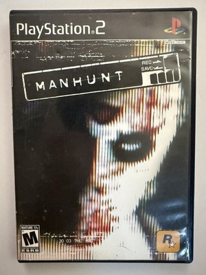 Manhunt PS2 PlayStation 2 Black Label Game Case Tested Working No Manual