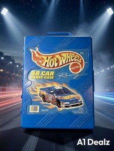 1999 Hot Wheels Racing 48 Car Carry Case Tara Style 20010 Vintage