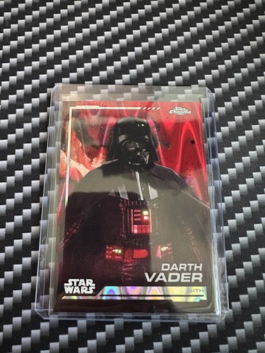 2024 Topps Chrome Star Wars - Darth Vader Red RayWave Refractor #66