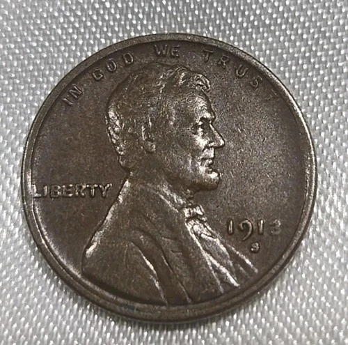 ***BETTER DATE*** 1913 S LINCOLN WHEAT PENNY CENT XF / AU