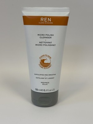 REN - Micro Polish Cleanser - Exfoliates And Smoothes - 5.1 oz SEALED