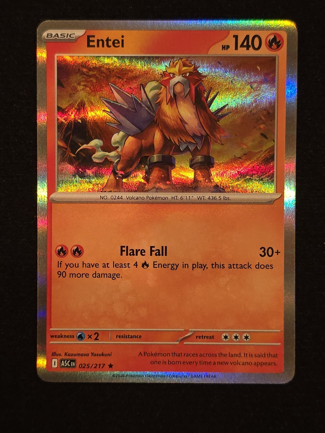 Entei - ASC 25/217 (NM) Holo
