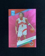 2022-23 Panini Donruss Elite OG Anunoby 14/17 Fotl Pink #44 Raptors EB14