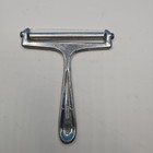 Vintage Metal Cheese Slicer 4" with Wire Cutter Roller Taiwan  — photo 2