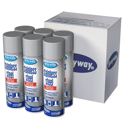 #ad #ad Sprayway Stainless Steel Cleaner and Polisher 15 oz 6 pk. SEALED $28.99