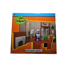 Batman DC Retro 66 Classics TV Series Wayne Manor Library Playset McFarlane Toys