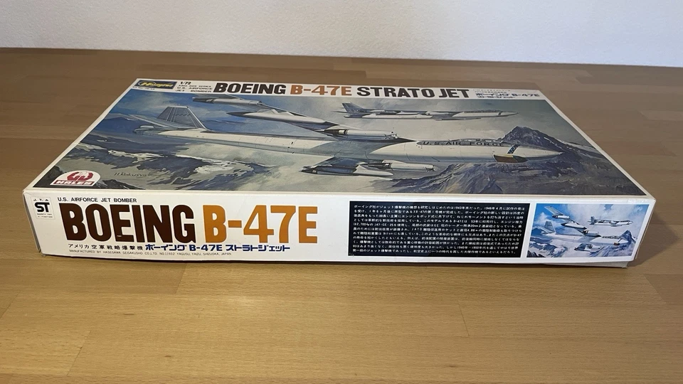 Hasegawa Boeing B-47E STRATO JET Modellbausatz # JS-23 US Air Force 1/72 - OVP - Bild 2 von 4