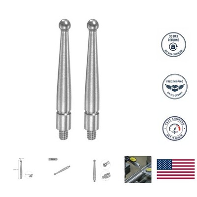 Stable Performance Contact Point for Dial  Indicators - 2mm Ball Tip, 2 Pcs