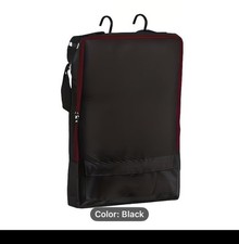 Large Black Bridle Bag With