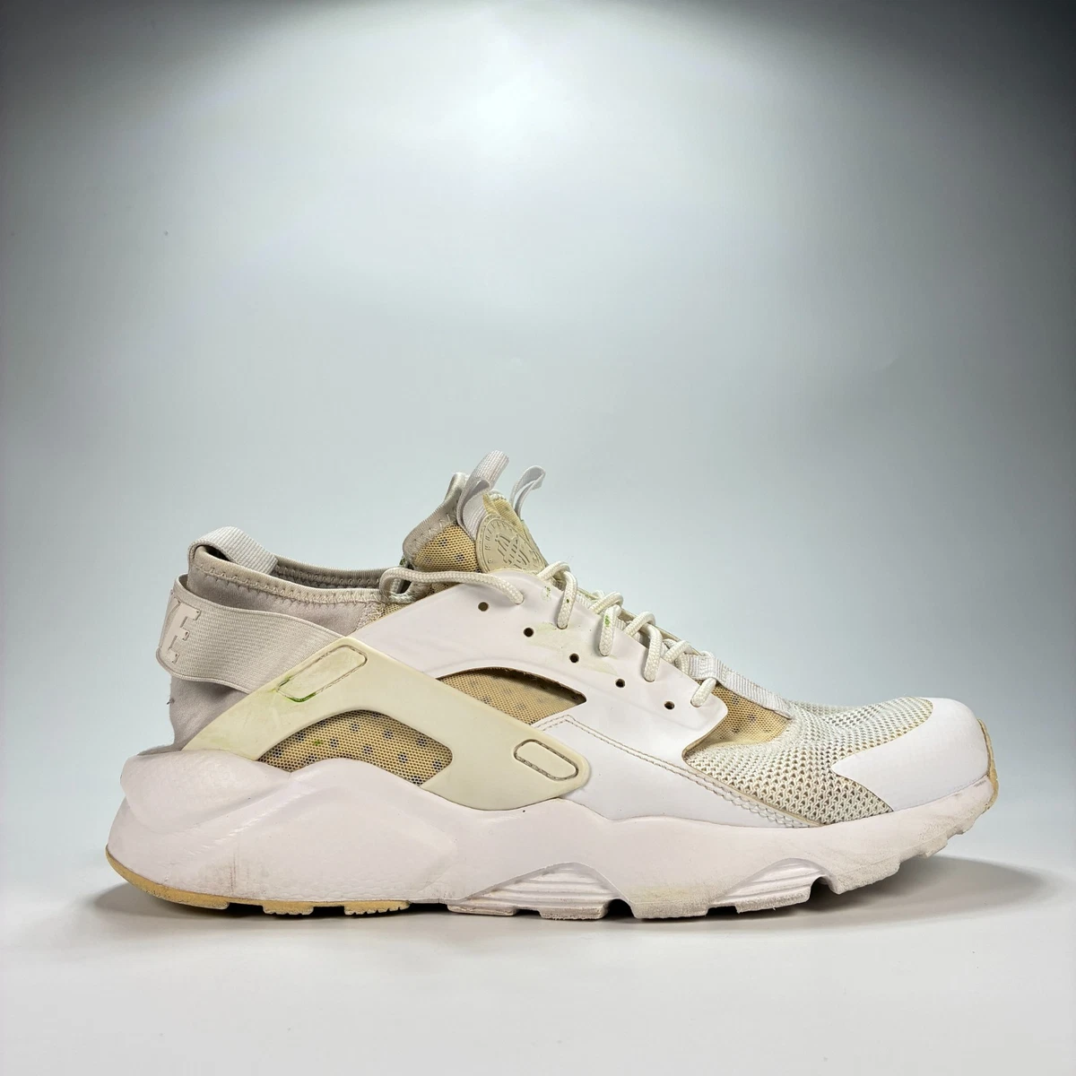Nike Air Huarache Mens White Beige Slip on Sneakers Shoes SIze 12 SKU 6822 Nike Air Trainer Huarache Men main image 2