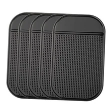 Car Dashboard Sticky Pad, 5-Pack Anti-Slip Dash Mat Upgraded 6.3 x 3.5 Inch