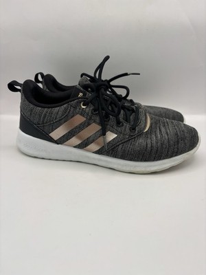 Adidas Cloudfoam QT Racer 2.0 Black Sneakers Women Size 8.5