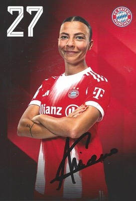 ARIANNA CARUSO-ITALIEN-FUßBALL-FRAUEN-BAYERN MÜNCHEN-AUTOGRAMMKARTE