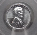 1943 "S" Lincoln WHEAT Cent STEEL Wartime Penny 1c PCGS MS67 #202 Gem BU ECC&C