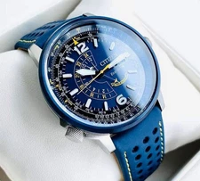 Citizen Promaster Nighthawk BJ7007-02L Blue Angels Leather Men's Watch