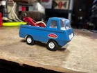 Vintage 1970's Tonka Pressed Steel Blue Pickup Tow Truck 4.5"