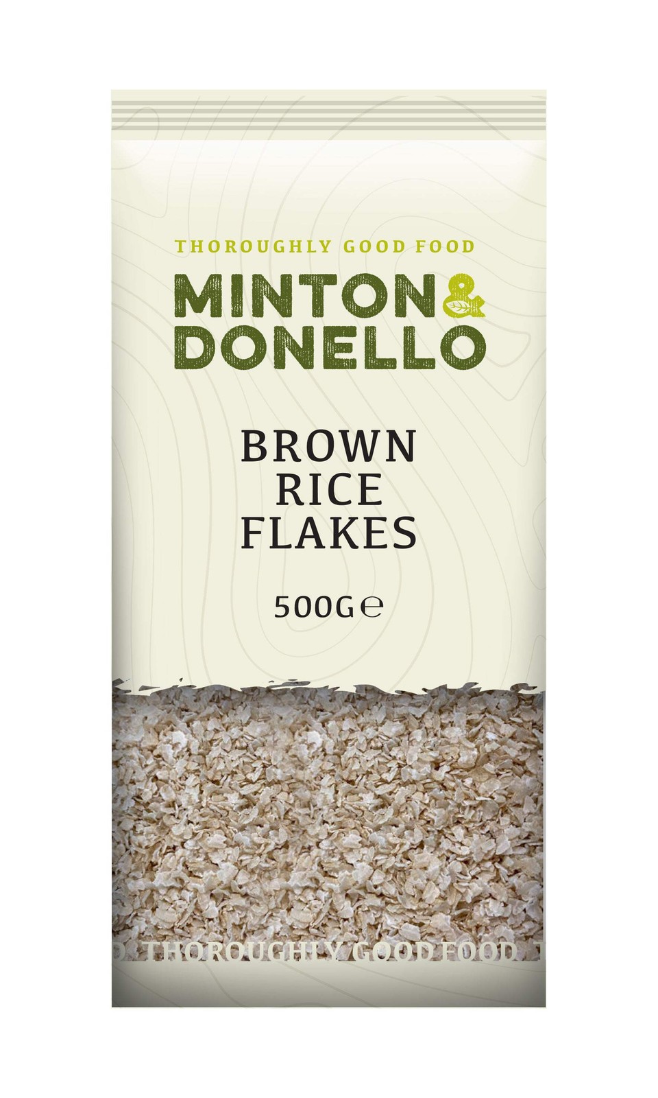 Minton & Donello Brown Rice Flakes Wholegrain 6 x 500g