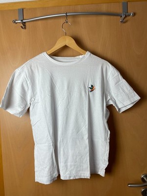 threadbare T-Shirt weiß mit Papageien-Stick Größe L