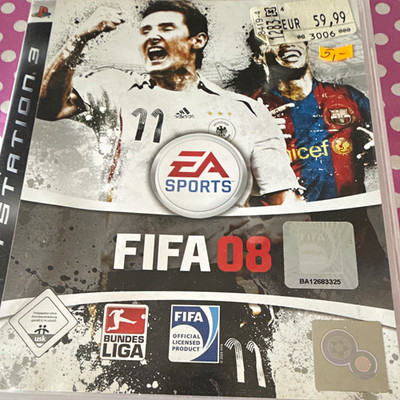 FIFA 08 Sony PlayStation 3 PS3 PAL USK 0 Sport Fußball 2008 BLES-00136