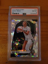 2024-25 Prizm Silver Ice #10 Angel Reese Rookie Card PSA 8 NM-MT RC