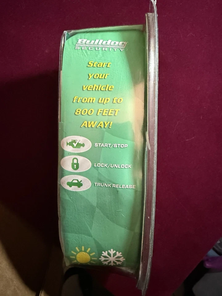 Sistema de arranque remoto de vehículo Bulldog Security con derivación antirrobo RS82B Foto 3 de 4