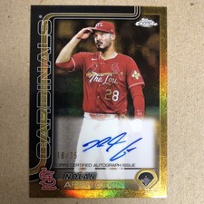2025 Topps Gilded Baseball Nolan Arenado On Card Auto 18/35 Cardinals 🔥🔥