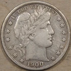 1900-S Barber Half Dollar 50c XF Details As Pictured L4-2