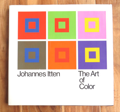 THE ART OF COLOR by Johannes Itten 1973 HBDJ
