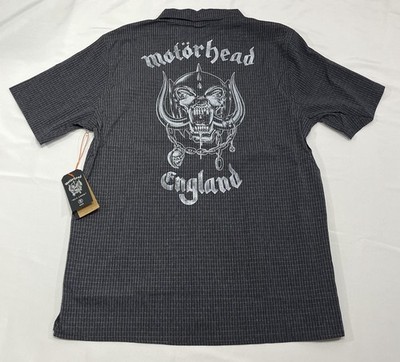 Roark Men s Small Run Amok Bless Up Trail Motörhead Stretch Shirt Black NWT $95