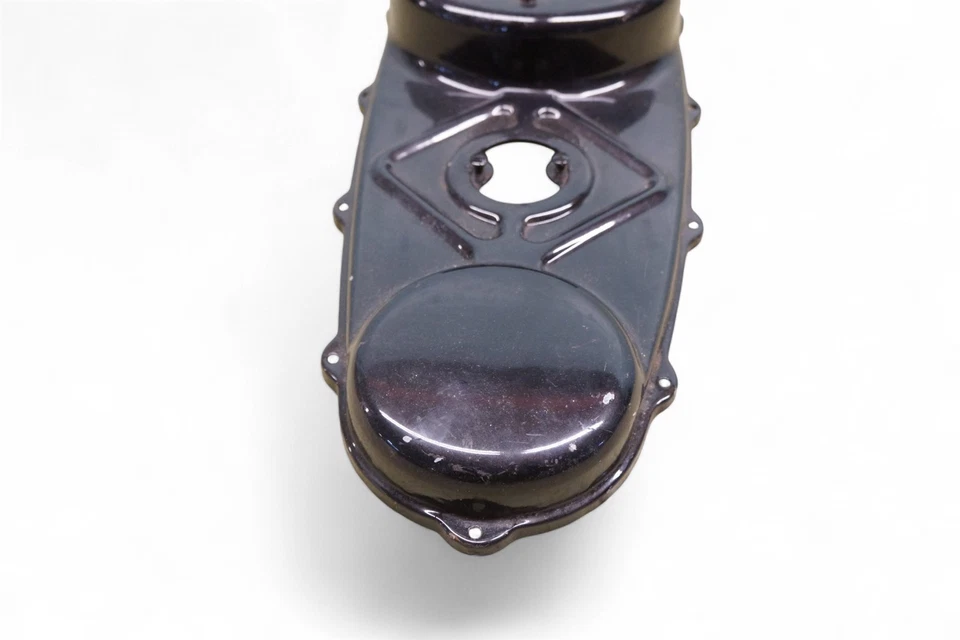 Harley UL U 74 CI cabeza plana cabeza de nudillo cabeza panorámica EL OEM cubierta primaria negra *TZ42 Foto 3 de 4