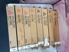 NEW 8 Genuine Ricoh OEM MP C305H Black and Magenta Toners FREE SHIPPING