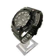 Casio AQ-S810W Mens Ana-Digi Quartz 47mm Black Resin Sport Watch 100M Solar