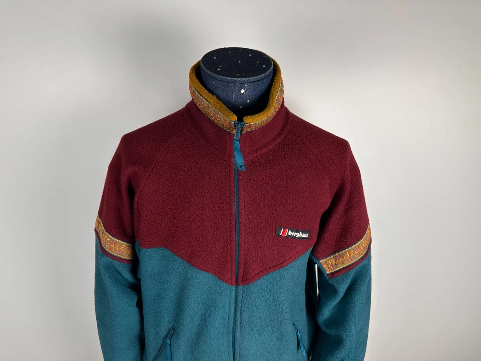 Berghaus Chinook XTC Vintage 90s Polartec Windstopper Fleece Jacket Men’s Size S - Image 2 of 4