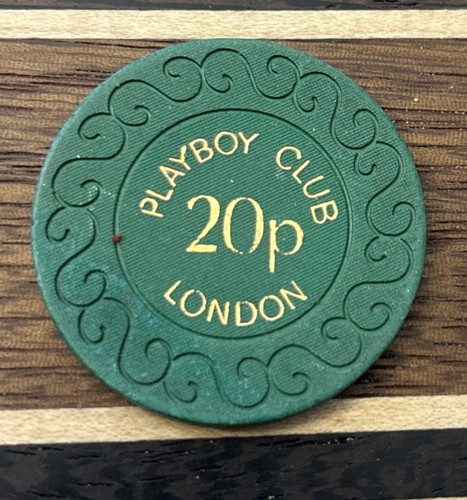 Playboy Club 20p Casino Chip, London United Kingdom