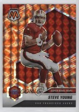 2021 Panini Mosaic Super Bowl MVPs Reactive Orange Prizm Steve Young HOF 1m6i