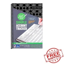 s  Check Book Register & Debit Card Ledger Notebook - Checking Account Regist...