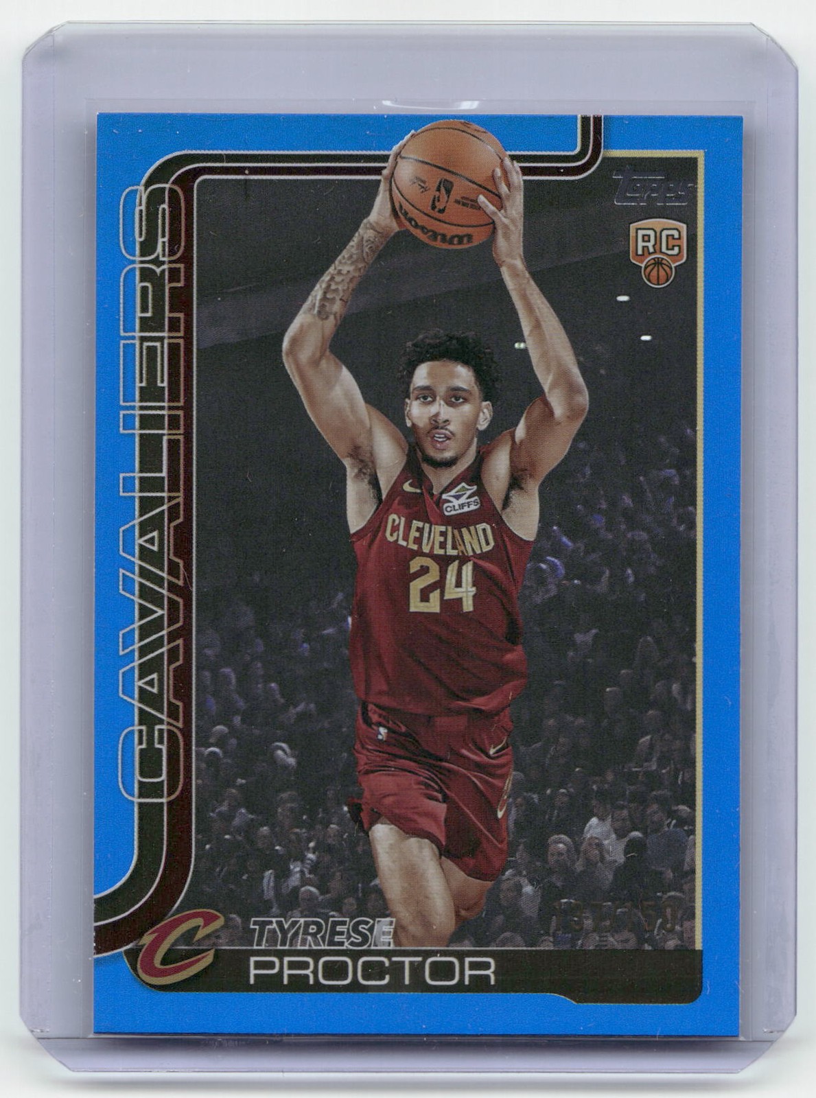 2025-26 Topps #250 Tyrese Proctor Blue Rainbow #/150 RC